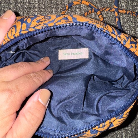 Vera Bradley Orange and Black Floral Crossbody Bag - Picture 3 of 3
